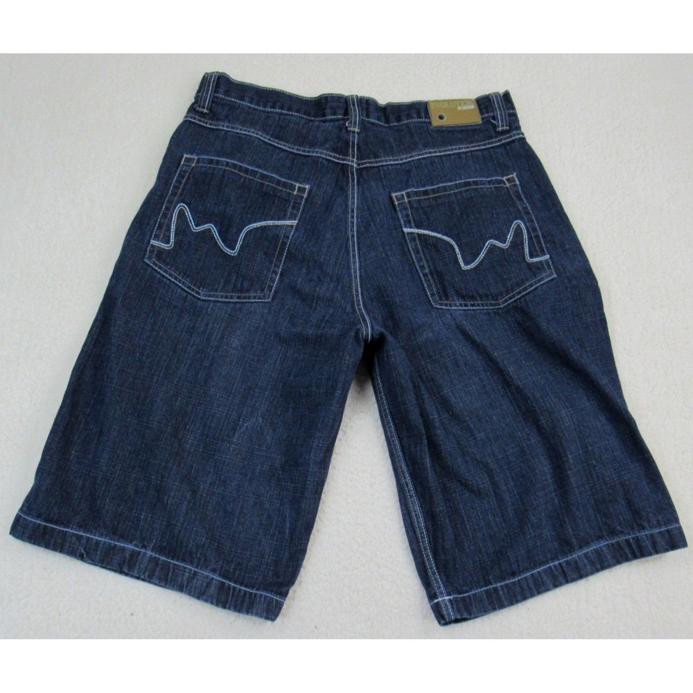 Evolution In Design Jean Short Men 40(38) Blue Denim Baggy Skater Y2K Jort Urban